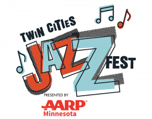Twin cities jazzfest logo AARP Minnnesota