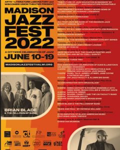 Madison jazz festival lineup flyer